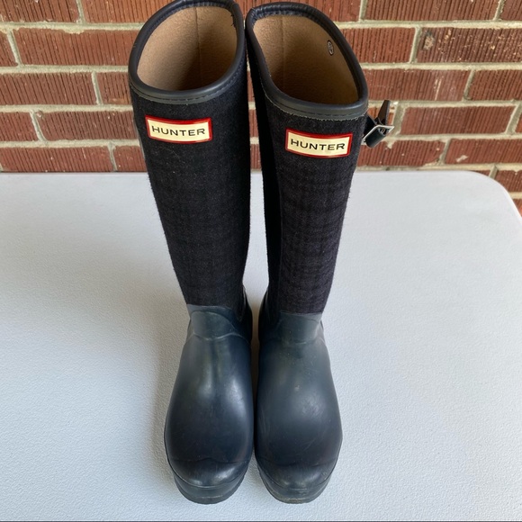 Hunter Allayna Rain Wool Boots - Picture 4 of 12